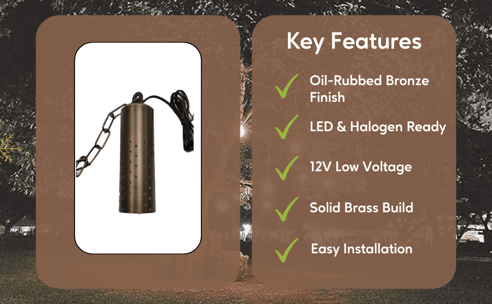 Starlight Outdoor Modern Hanging Light Fixtures - No Bulb - Light Fixture