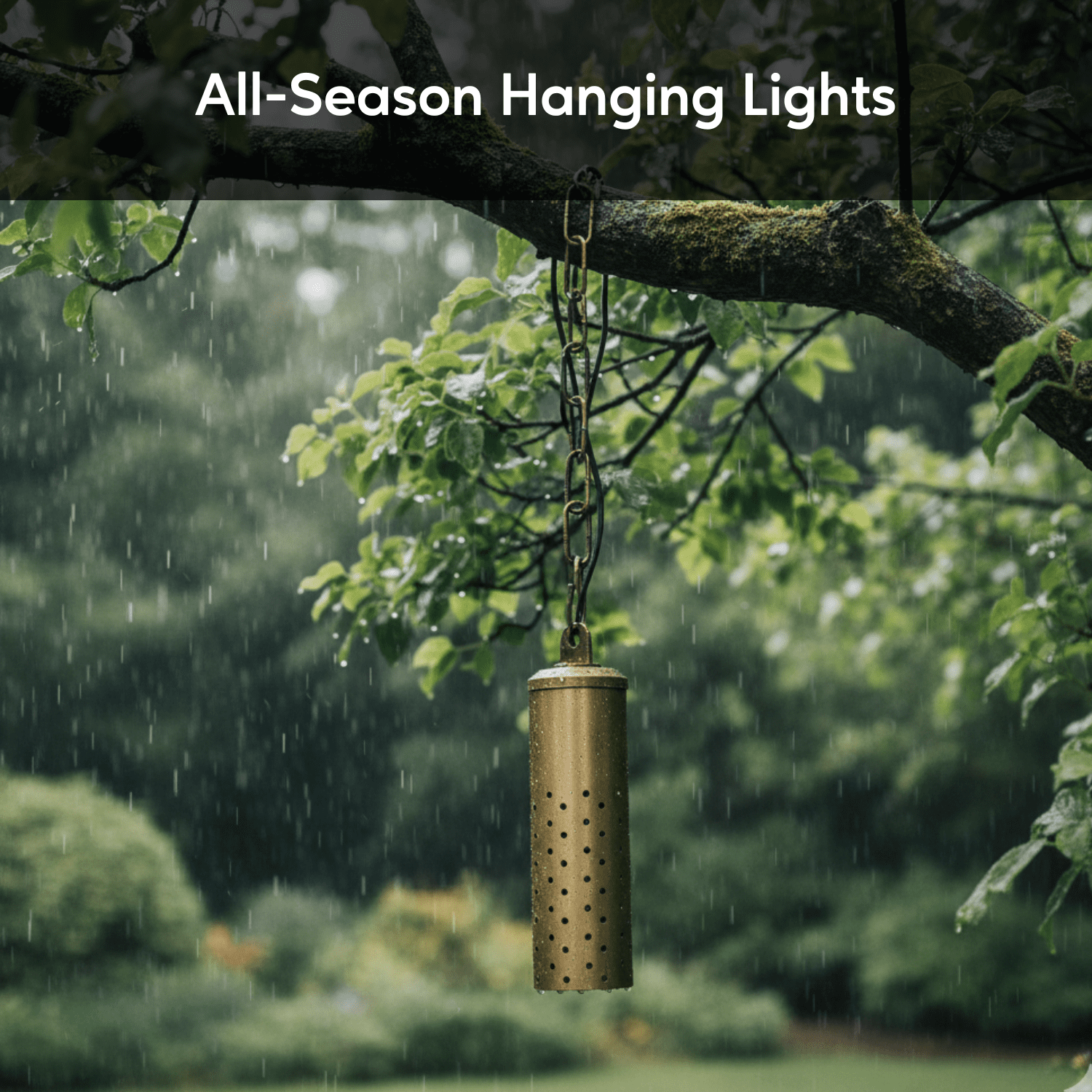 Starlight Outdoor Modern Hanging Light Fixtures - No Bulb - Light Fixture