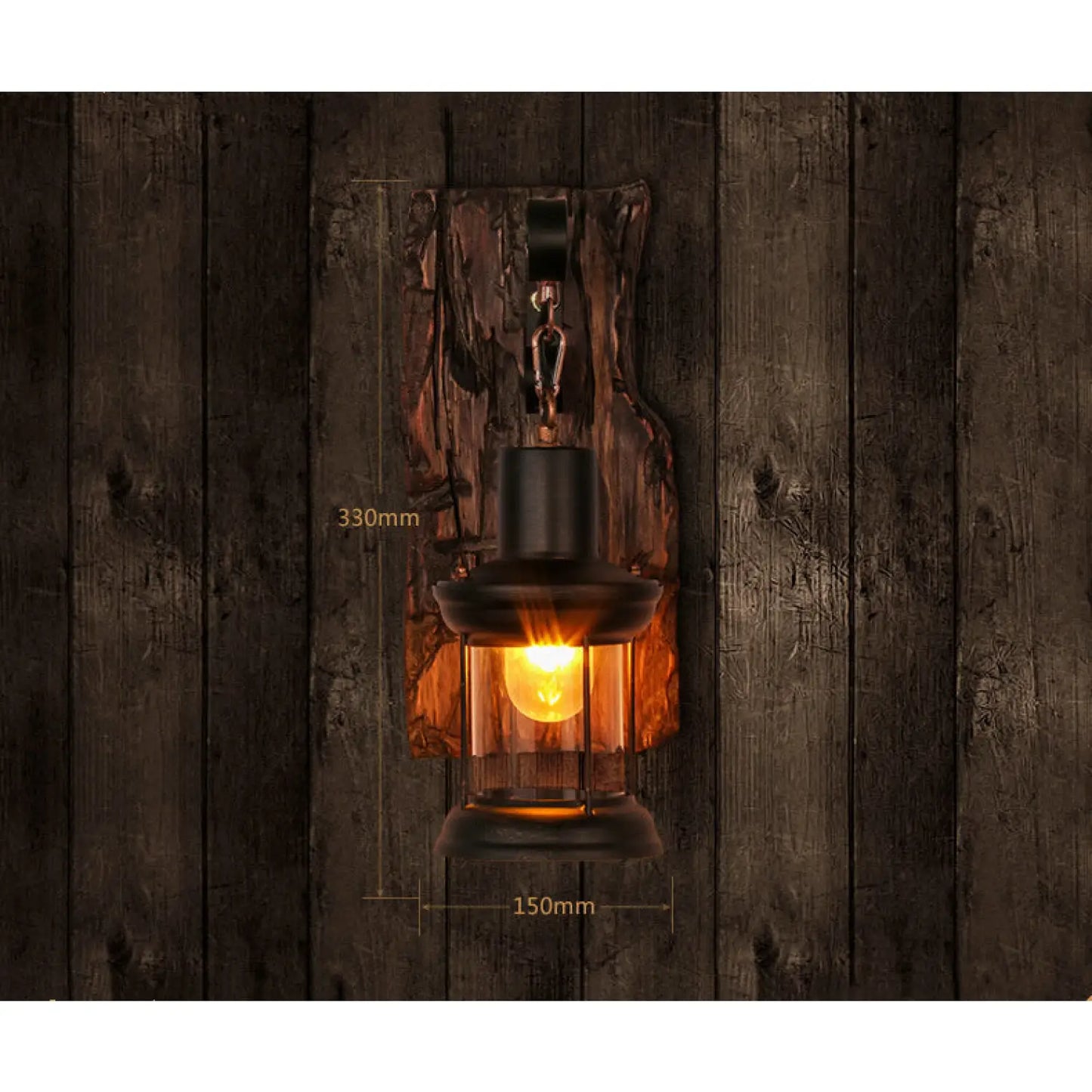 Stylish Retro Hanging Lamp to Enhance Your Living Space - Black - 12V Hanging Light