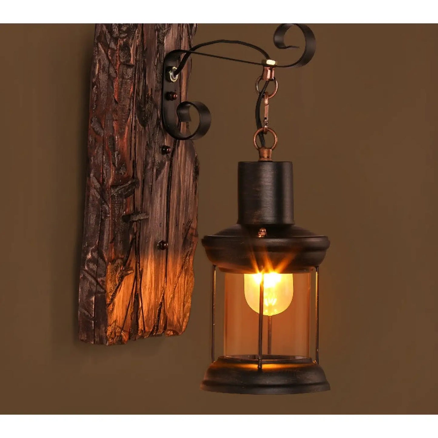 Stylish Retro Hanging Lamp to Enhance Your Living Space - Black - 12V Hanging Light