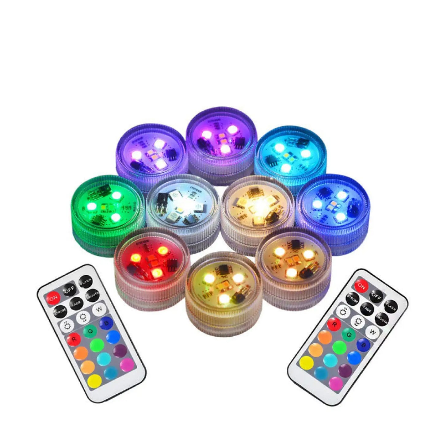 Three Diamond LED Aquarium Lights with RGB Remote Control - LED lights - 12V Hanging Light