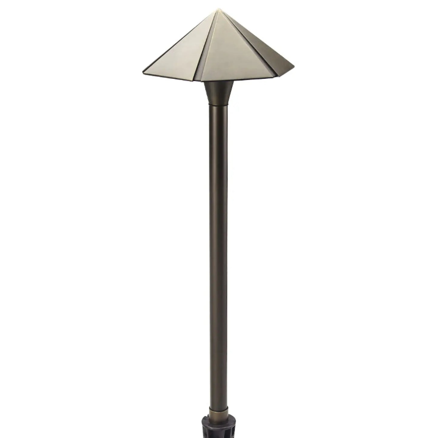 Umbrella G4 Angular Pathway Outdoor Lights with Brass Build - Path Light Fixture