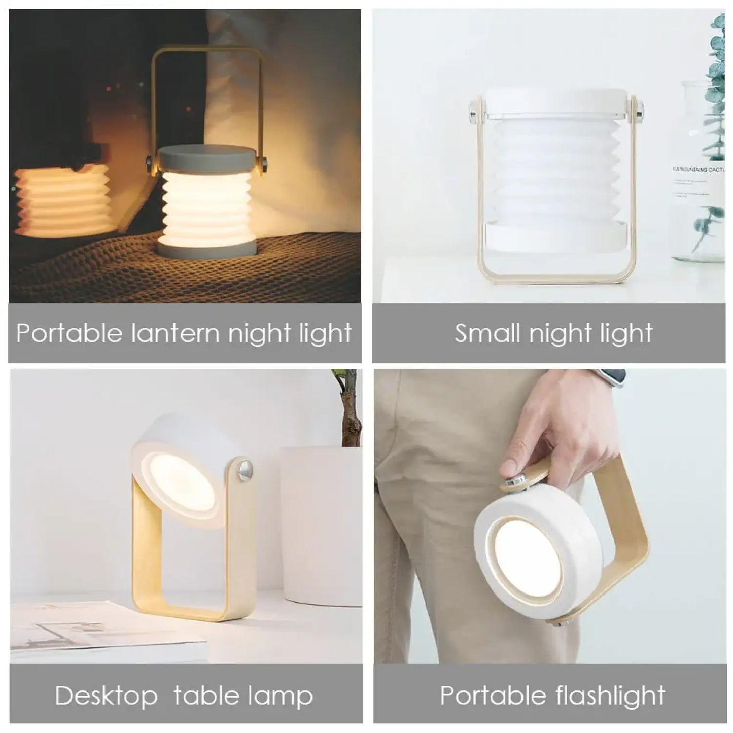 USB Rechargeable & Portable Lamp with Foldable LED Light Feature - portable lights