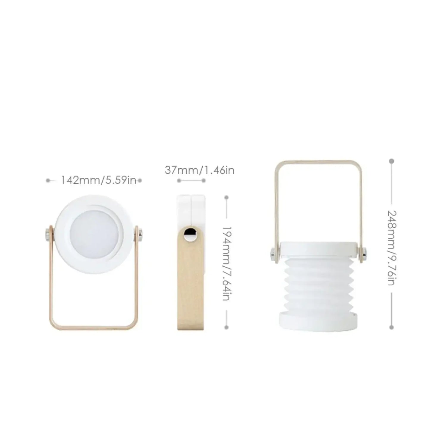 USB Rechargeable & Portable Lamp with Foldable LED Light Feature - portable lights