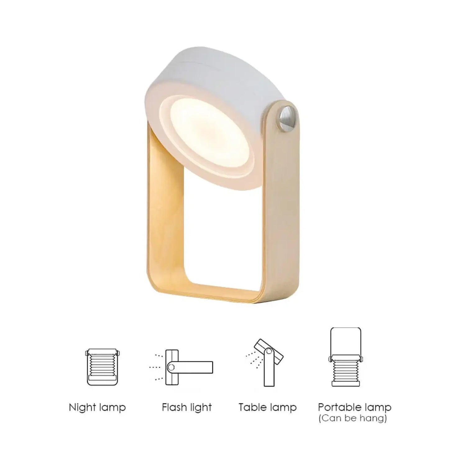 USB Rechargeable & Portable Lamp with Foldable LED Light Feature - portable lights