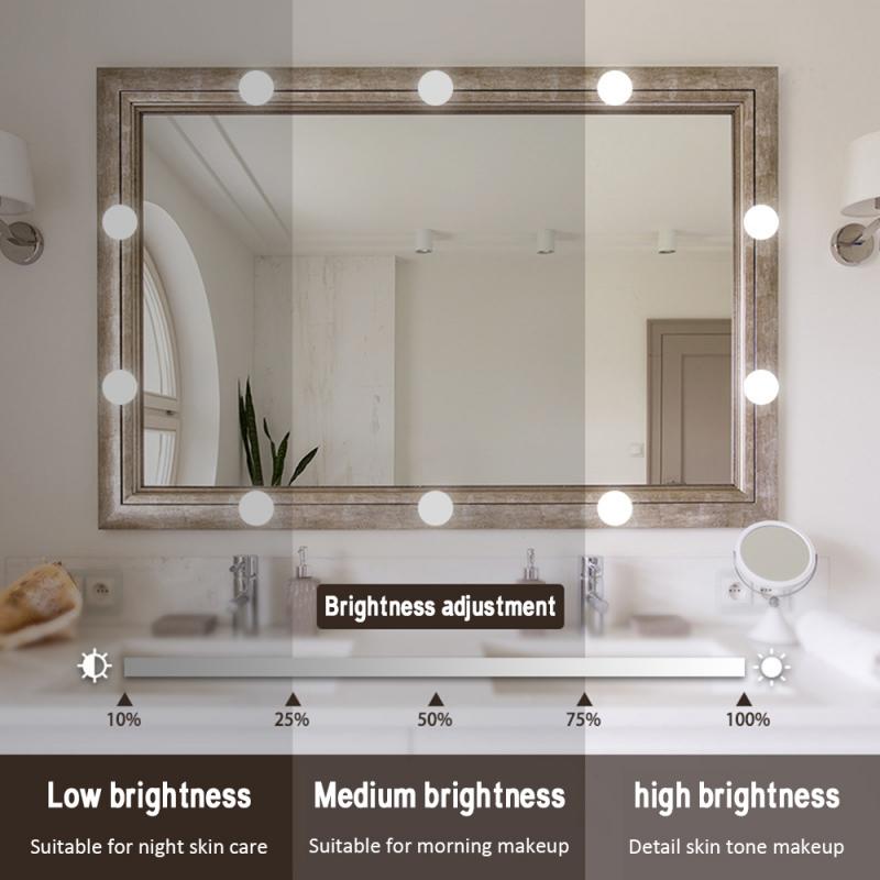 USB Touch Switch LED Mirror Light Bulb 12V Hanging Light