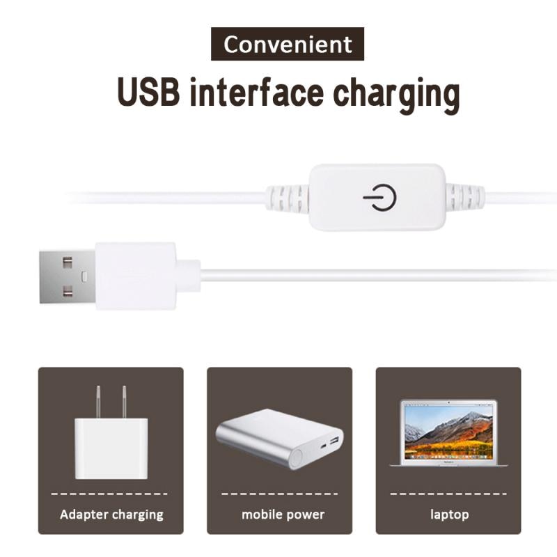 USB Touch Switch LED Mirror Light Bulb 12V Hanging Light