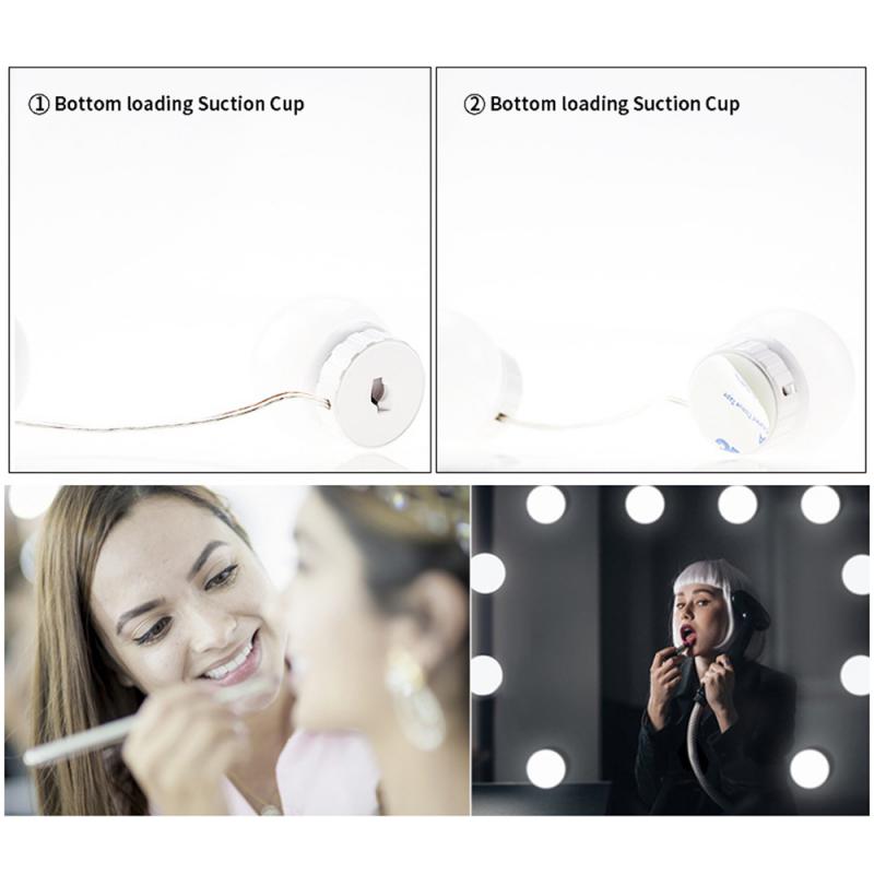 USB Touch Switch LED Mirror Light Bulb 12V Hanging Light