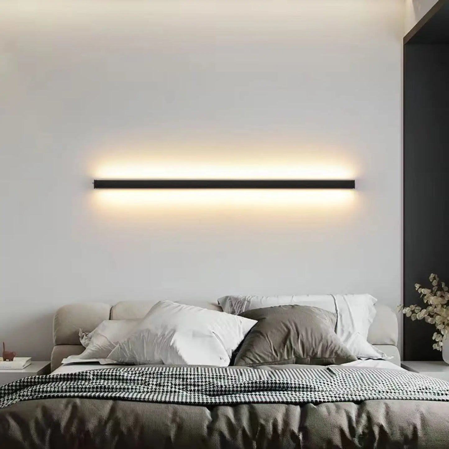 Simple Strip In line Lamps LED Slotted free Wall Lamp 12V Hanging Light