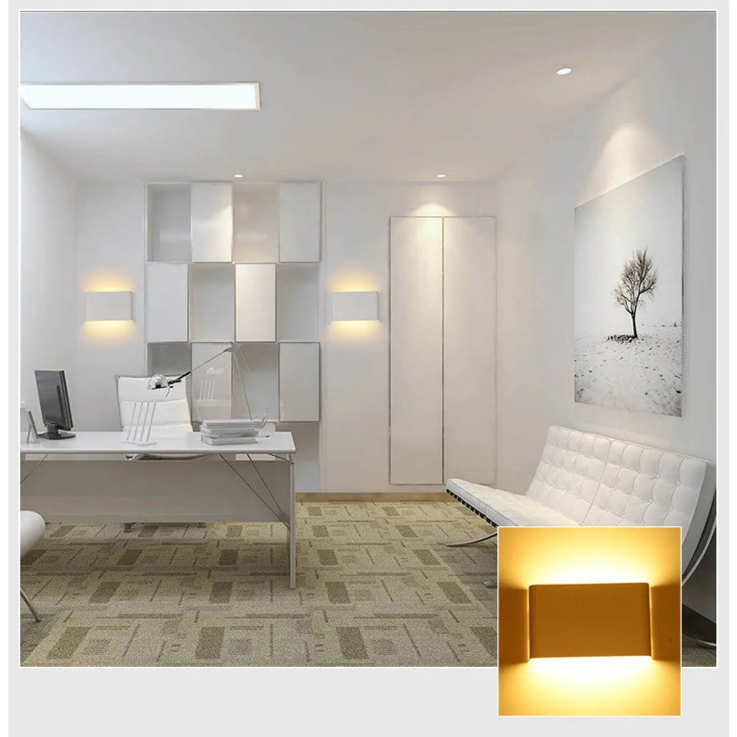 Wall-Mounted Bathroom LED Light for Vanity and Aisle Lighting - 12V Hanging Light