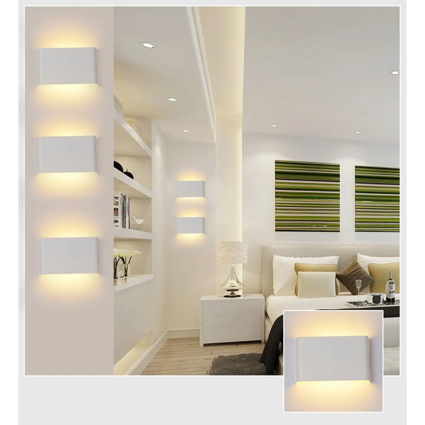Wall-Mounted Bathroom LED Light for Vanity and Aisle Lighting - 12V Hanging Light
