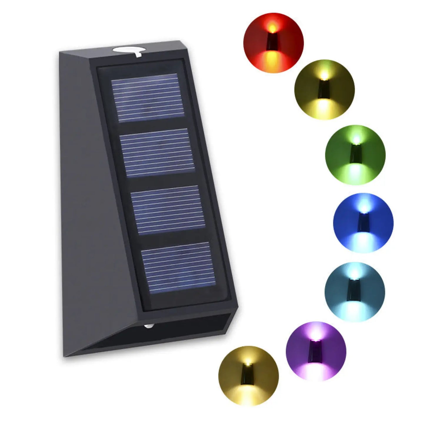 Wall-Mounted Solar Light for Outside Garden & Courtyard with Waterproof - The color changes automatically - Solar Light