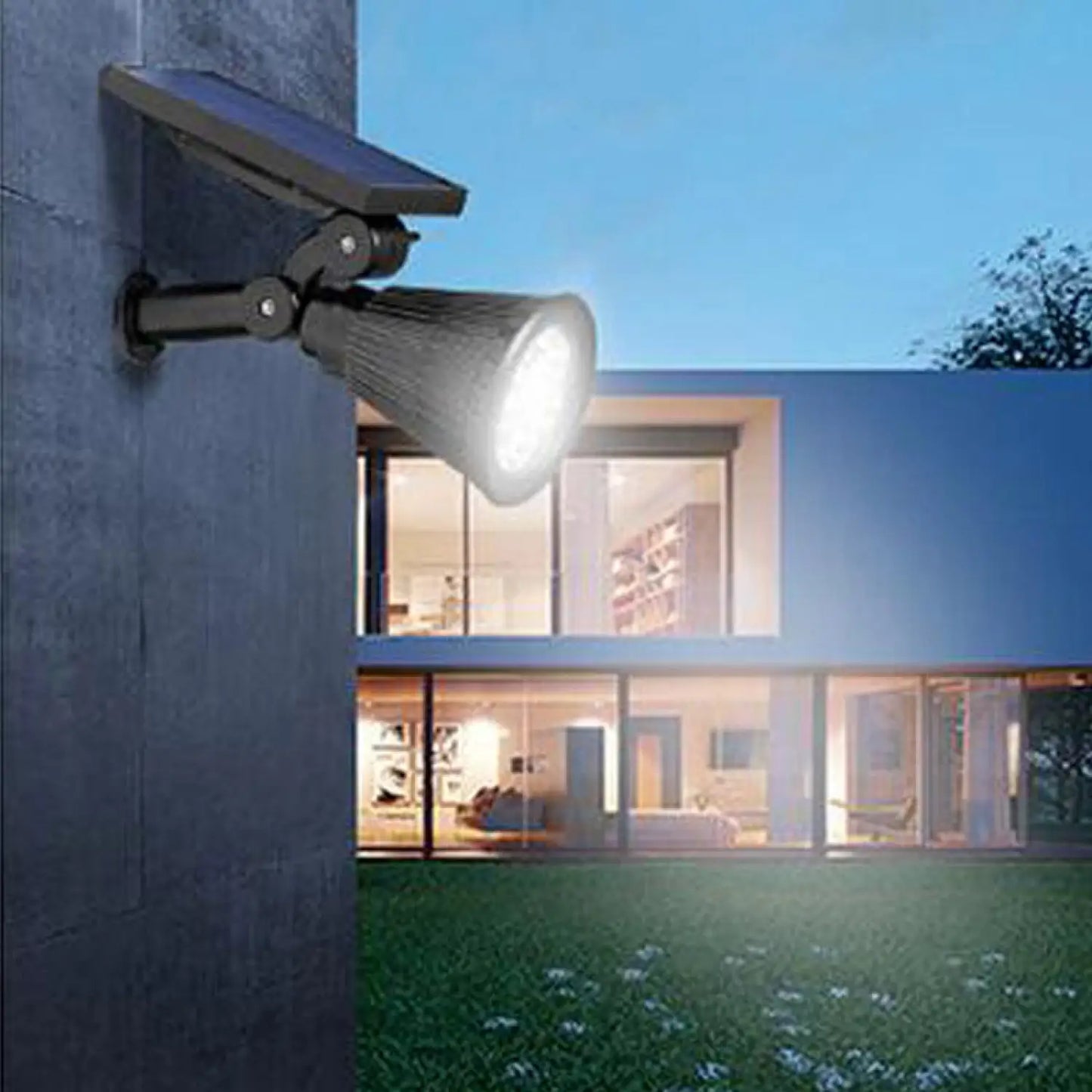 Solar Lawn Light LED Outdoor Waterproof Wall Light RGB Garden Light - 12V Hanging Light