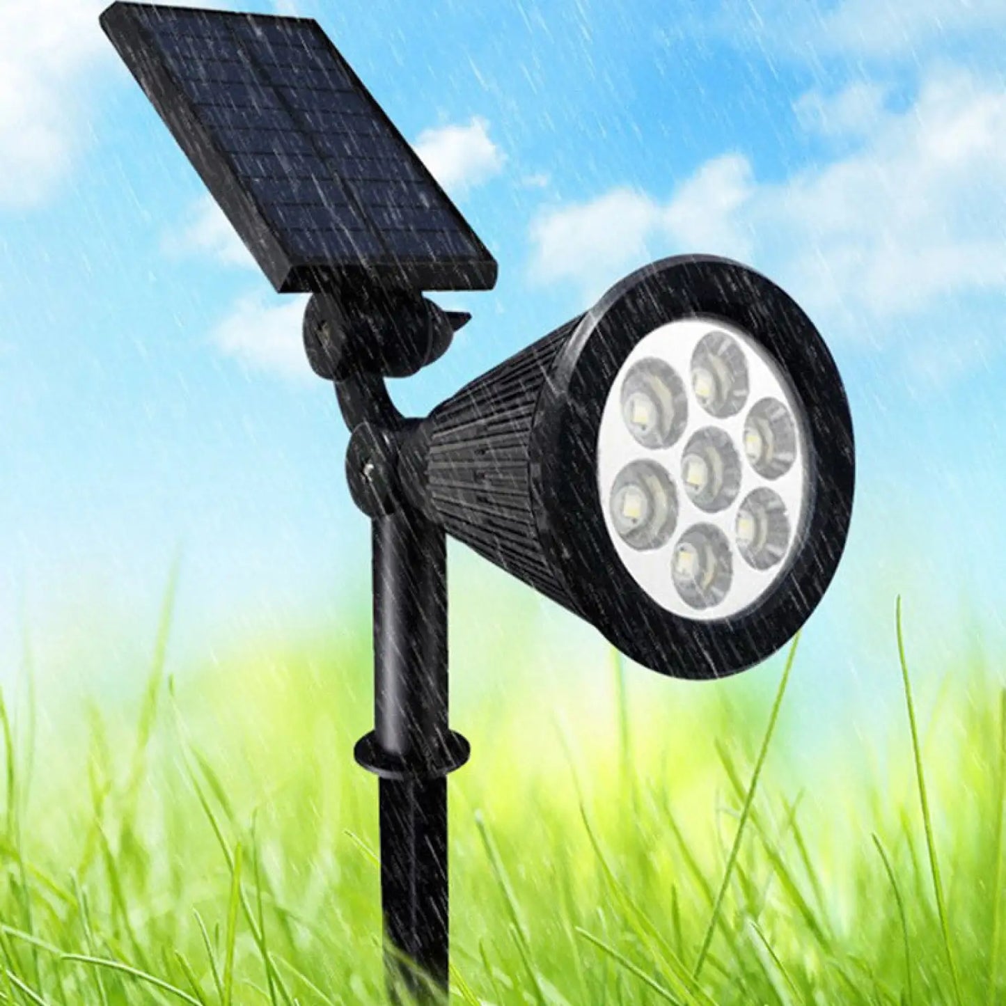 Solar Lawn Light LED Outdoor Waterproof Wall Light RGB Garden Light - 12V Hanging Light