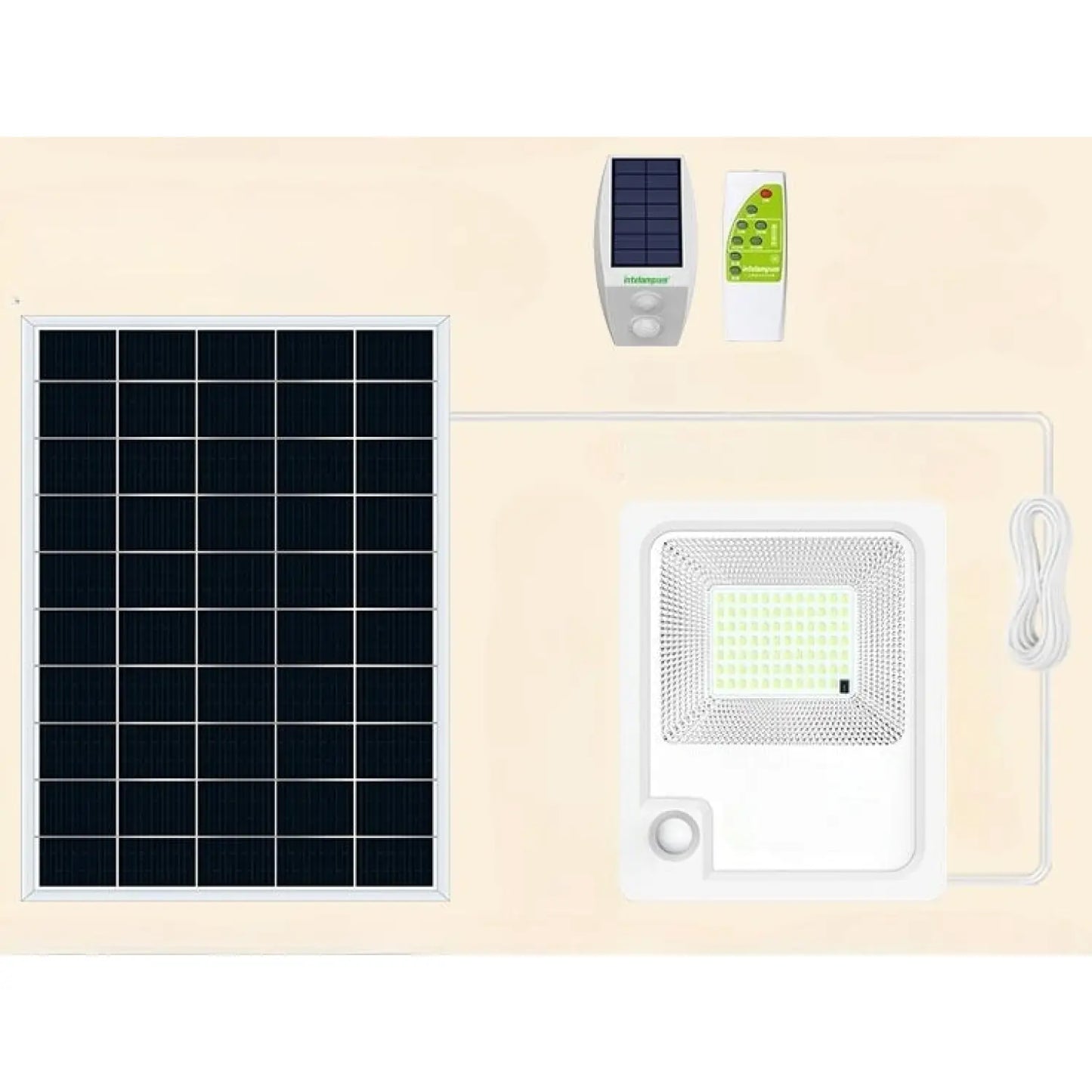 Waterproof Outdoor Solar Lamp for Home & Pathways - 12000 MA - Solar Light