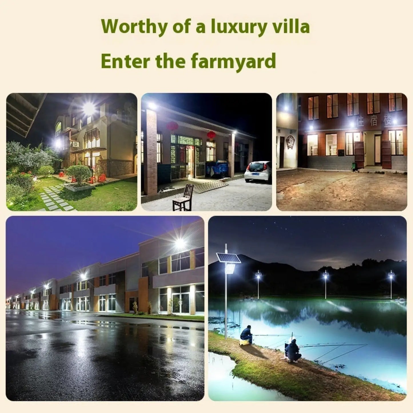 Waterproof Outdoor Solar Lamp for Home & Pathways - Solar Light