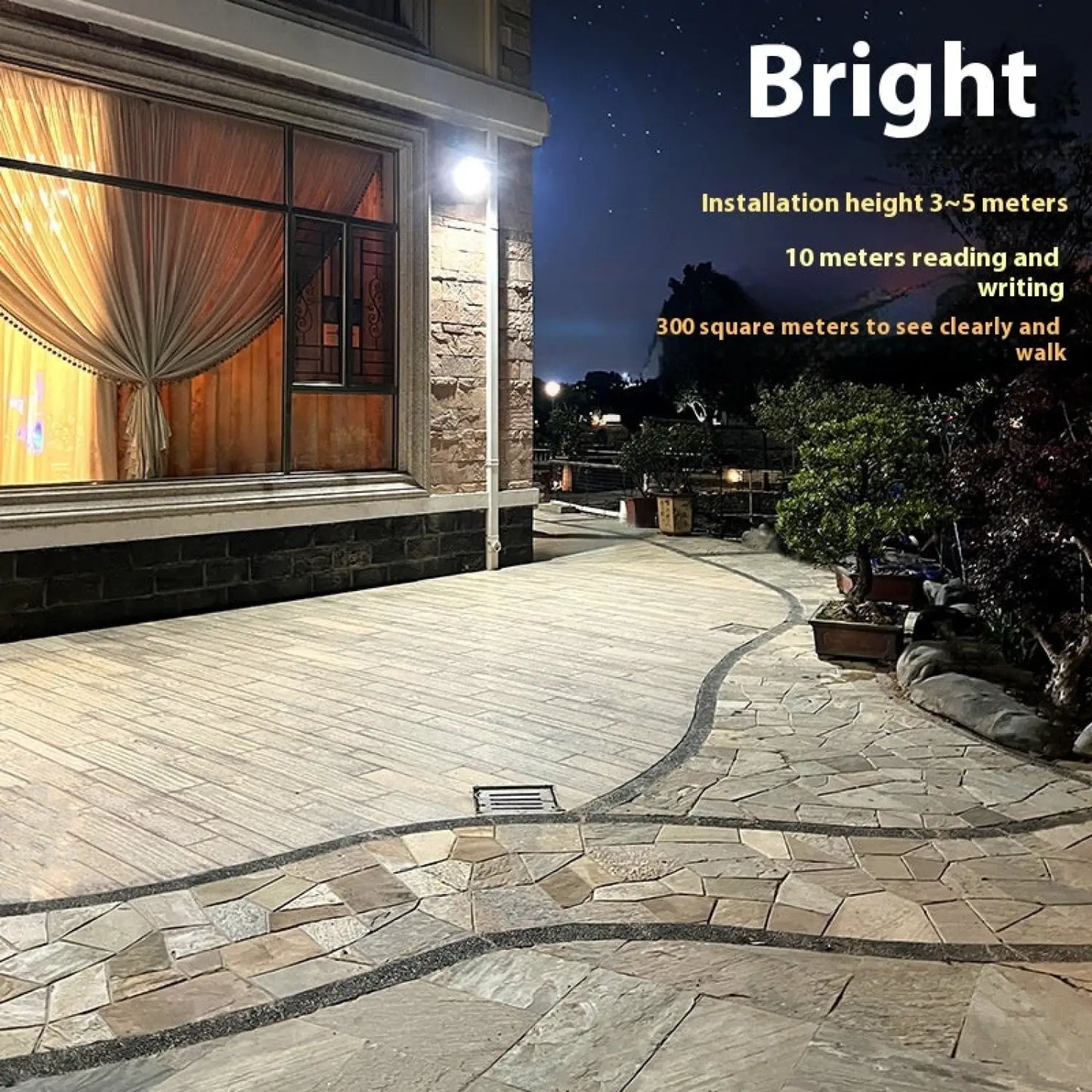 Waterproof Outdoor Solar Lamp for Home & Pathways - Solar Light