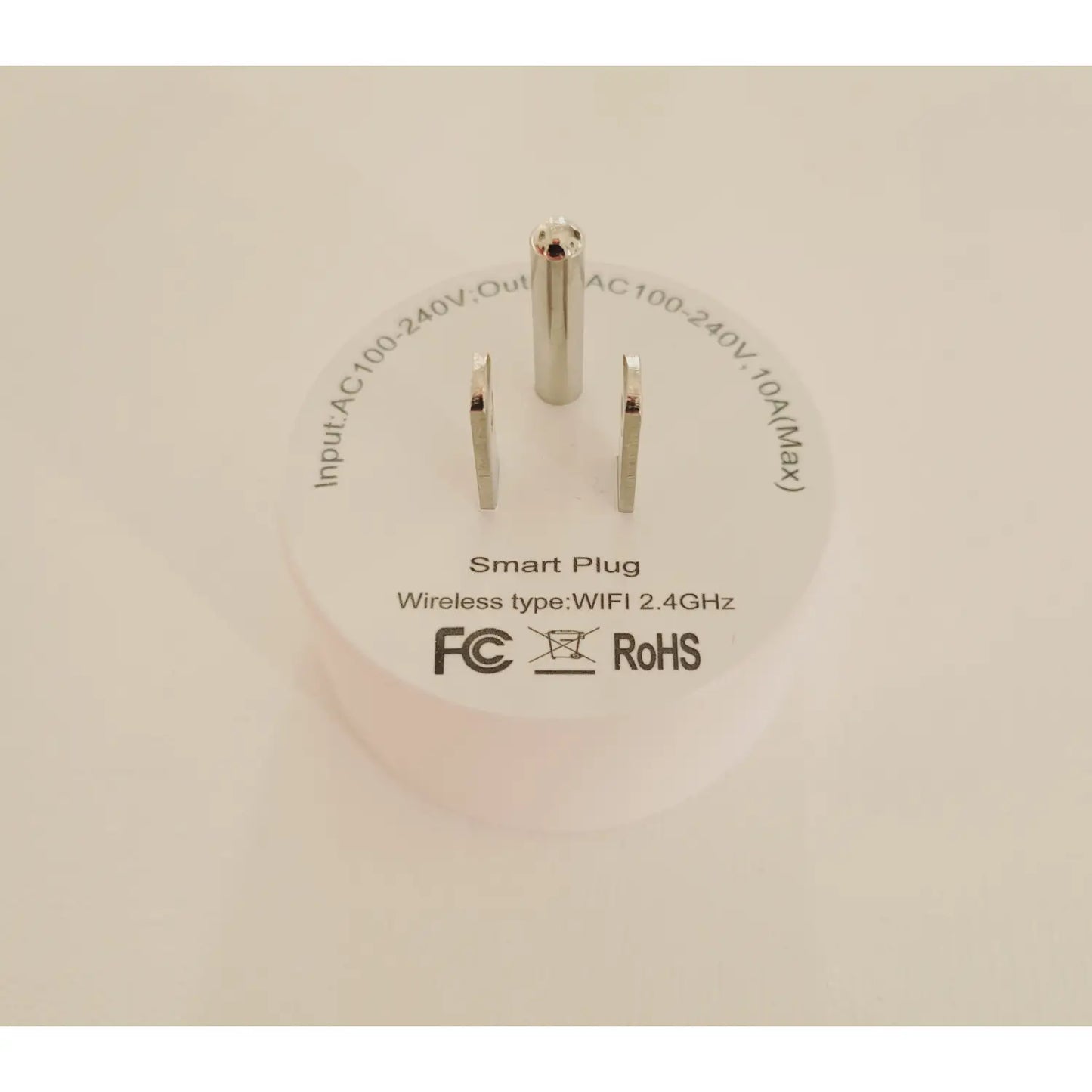 WiFi Round Smart Plug - White - Dimmer Switch