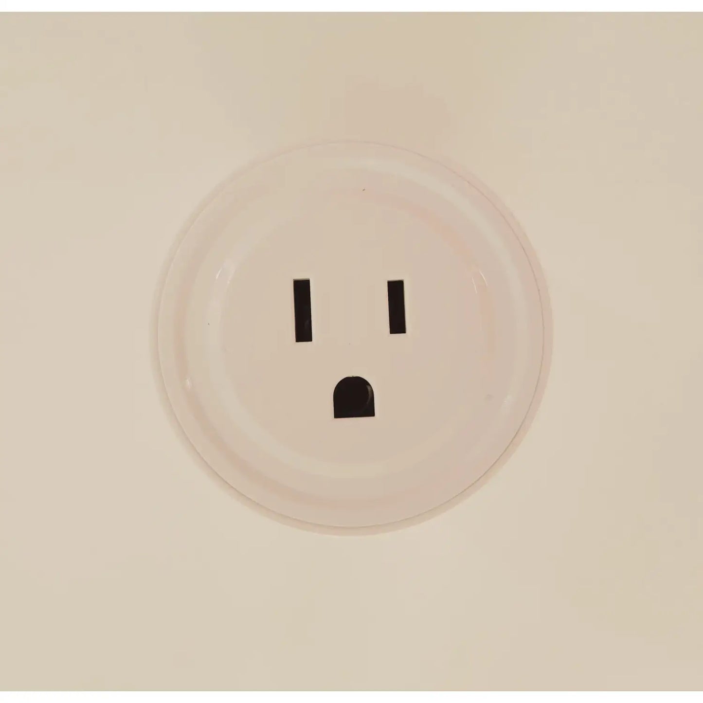 WiFi Round Smart Plug - White - Dimmer Switch