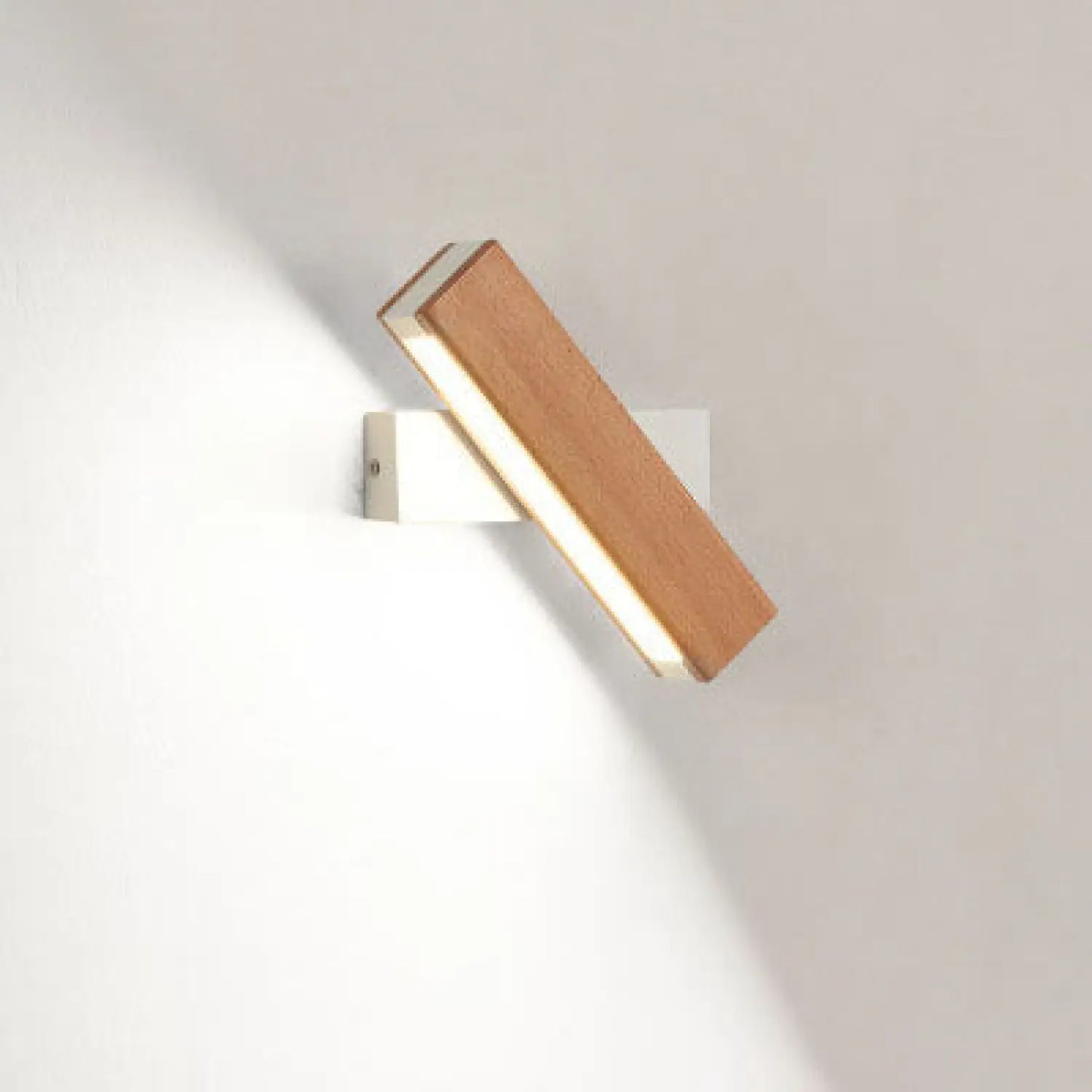 Wooden LED Wall Lamp Modern Adjustable Lighting Bar Restaurant Living Room Porch Wall Lamps Corridor Home Decor - D