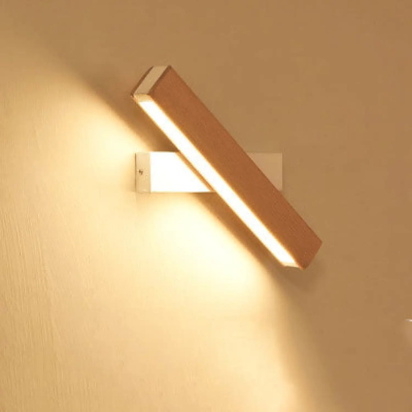 Wooden LED Wall Lamp Modern Adjustable Lighting Bar Restaurant Living Room Porch Wall Lamps Corridor Home Decor - G