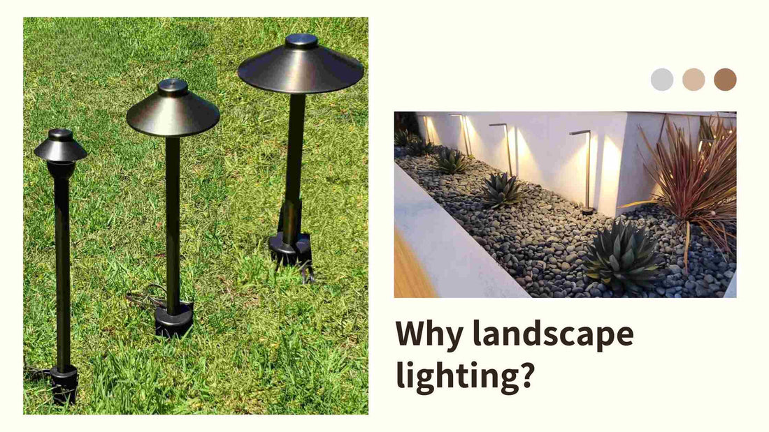 Landscape Lighting Systems with Low Voltage
