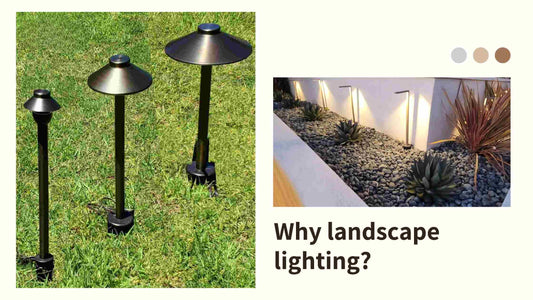 Landscape Lighting Systems with Low Voltage