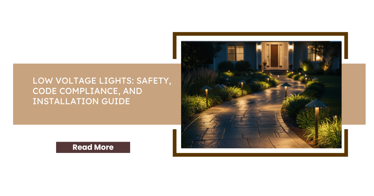 Low Voltage Lights: Safety Code Compliance and Installation Guide