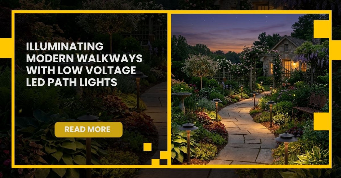 Illuminating Modern Walkways with Low Voltage LED Path Lights