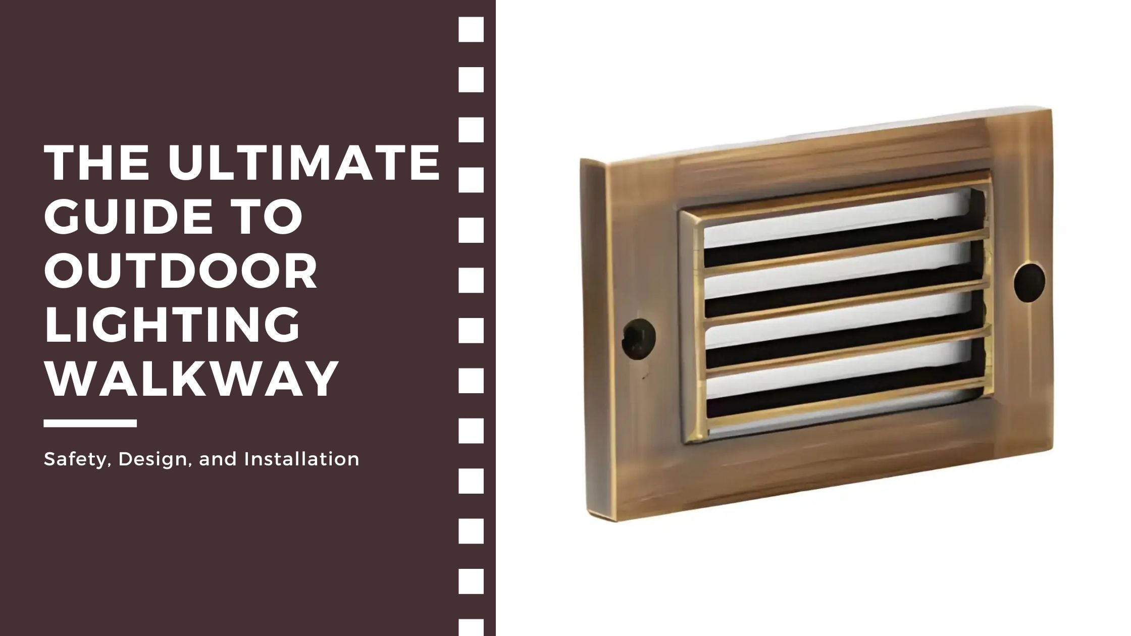 The Ultimate Guide to Outdoor Lighting Walkway: Safety Design and Installation