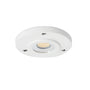 1- 12V LED Puck Light – 3.3W 3000K Plug-In with Aluminum Housing - White - Undercabinet Light