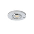 1- 12V LED Puck Light – 3.3W 3000K Plug-In with Aluminum Housing - Brush Nickel - Undercabinet Light