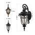 1-Pack Outdoor Wall Lantern with Vintage Design & Bubble Glass & Weatherproof - Wall Lights