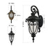 1-Pack Outdoor Wall Lantern with Vintage Design & Bubble Glass & Weatherproof - Wall Lights