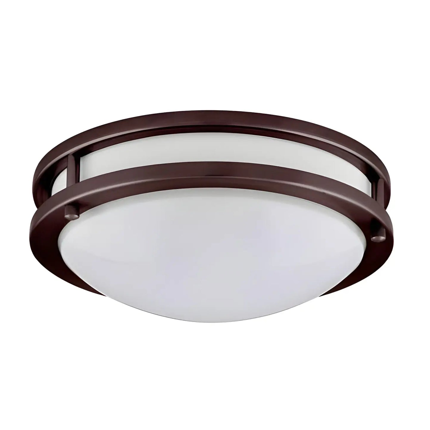 10’’ 15W Dimmable LED flush mount fixture | 4000K correlated color temperature - Bronze / 15 Watt LED - Ceiling Light