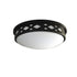 10’’ 15W LED Diamond Lattice Flush Mount | 3000K Correlated Color Temperature - Bronze / 15 Watt LED - Ceiling Light