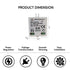 100-240V AC - 6-12V DC | 3W Constant Current LED Drivers - 100 Volts - 240 Volts / 3V - 12V / 3 Watt - LED Driver