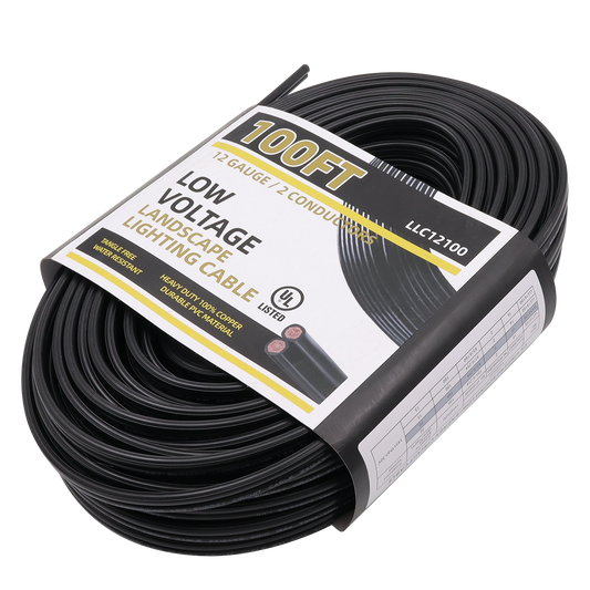 100 ft. ULECC 12AWG/2C Underground Cable for Landscape Lighting - Accessory
