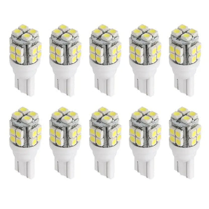 10Pcs High-Performance 12V White LED Light Bulbs for Cars - White - Automotive LED Bulb