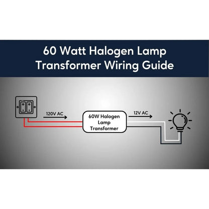 110V to 12V 60W Halogen Electronic Black Transformer - Used - Like New - Transformer