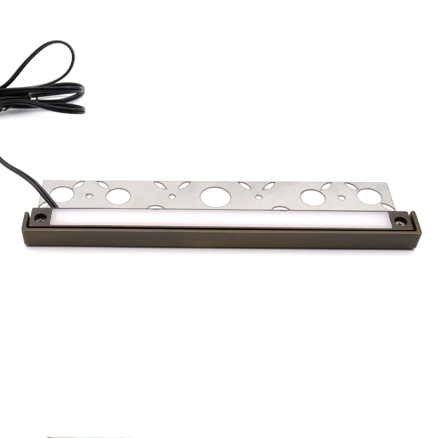 12’’ Brass Hardscape Paver LED Fixture for Outdoor Lights Landscape - hardscape lights