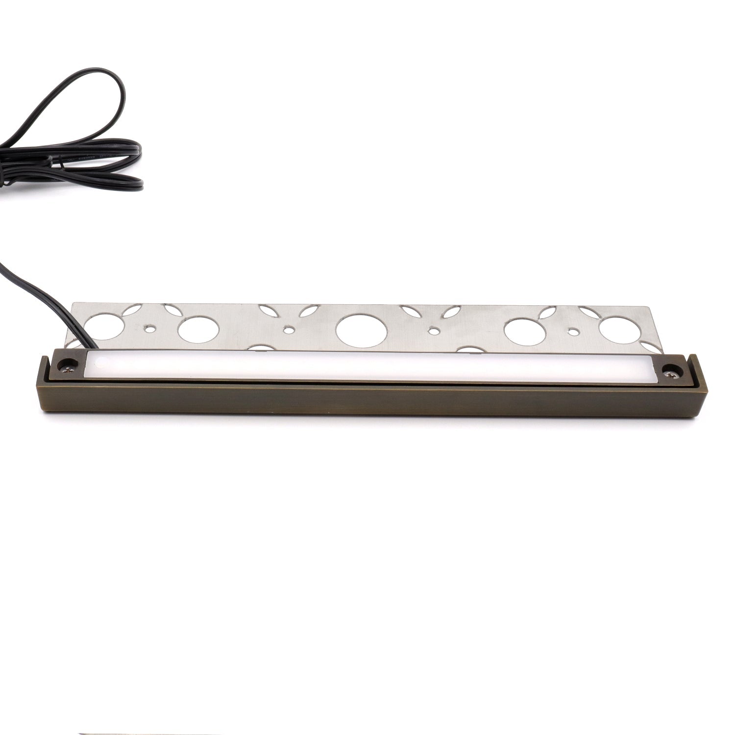 12’’ Brass Hardscape Paver LED Fixture for Outdoor Lights Landscape - hardscape lights