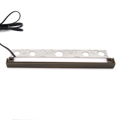 12’’ Brass Hardscape Paver LED Fixture for Outdoor Lights Landscape - hardscape lights