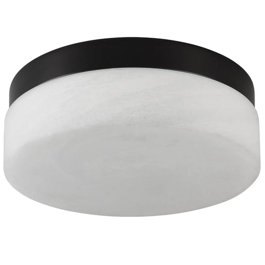 12’’ Ceiling Light LED with Round Design for Bedroom Living Room & Dining - Black - Ceiling Light