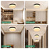 12’’ Ceiling Light LED with Round Design for Bedroom Living Room & Dining - Black - Ceiling Light