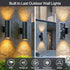 12in Outdoor Wall Lights 4Pack Cylinder Up Down Lights 60W 2700K Aluminum Exterior Wall Light Outdoor Light Fixture