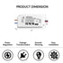120V -24V 24W | LED Light Driver with Triac Dimming - 120 Volts / 24V / 24 Watt - LED Driver