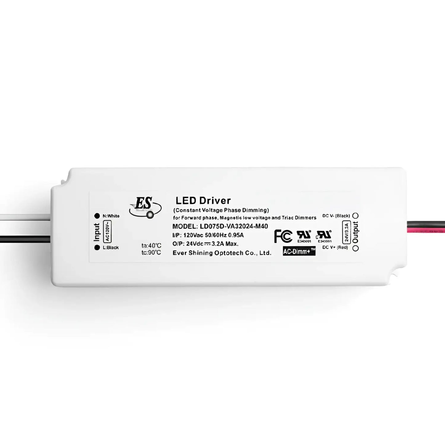 120 Volts -24V 75W | Constant Voltage LED Driver