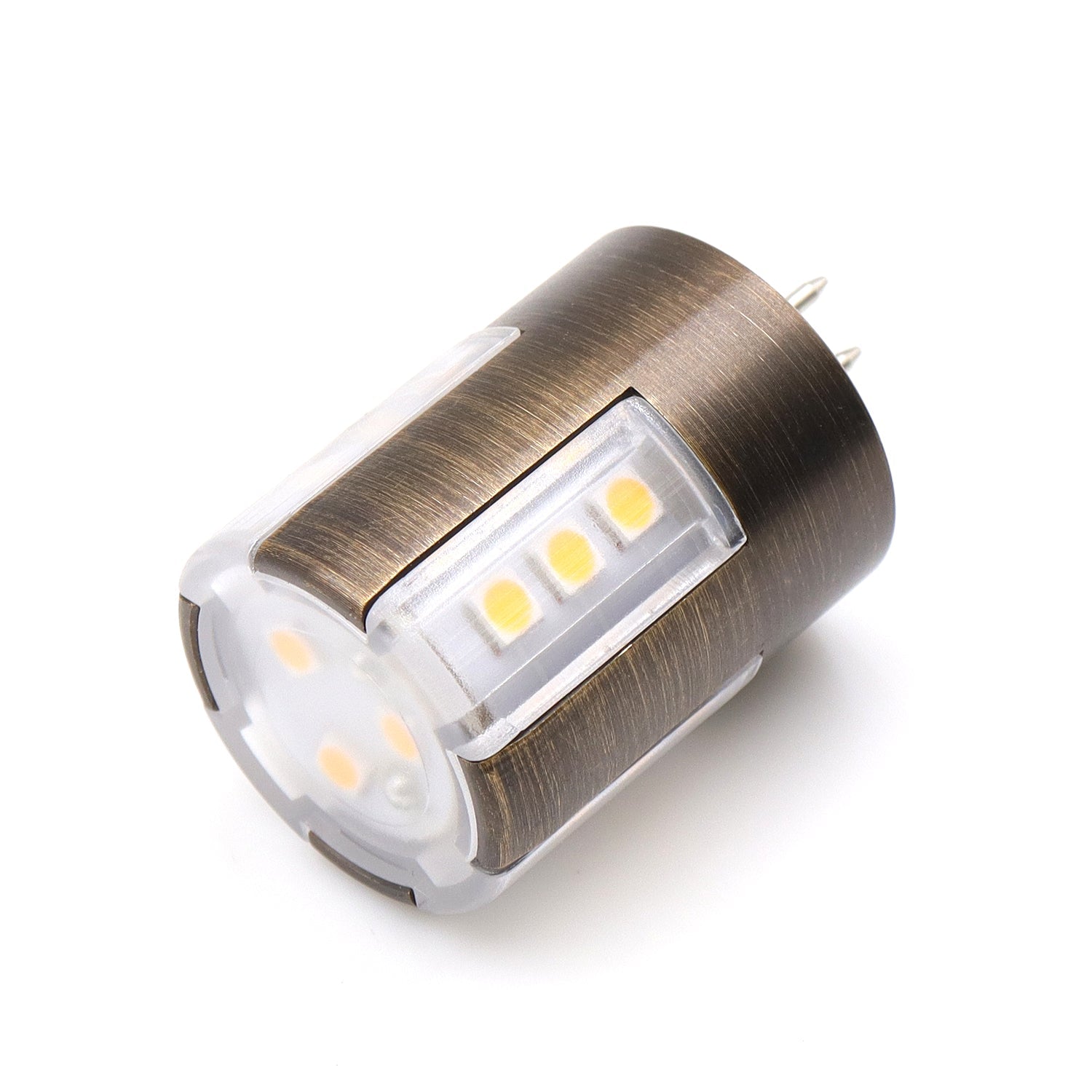 12V 2W G4 Light Bulbs LED – 20W Halogen Replacement with Brass Waterproof Design - Light Bulb