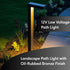 12V Brass Waterproof Walkway Lights - LED & Halogen | G4 Bulb Not Included - Path Light Fixture